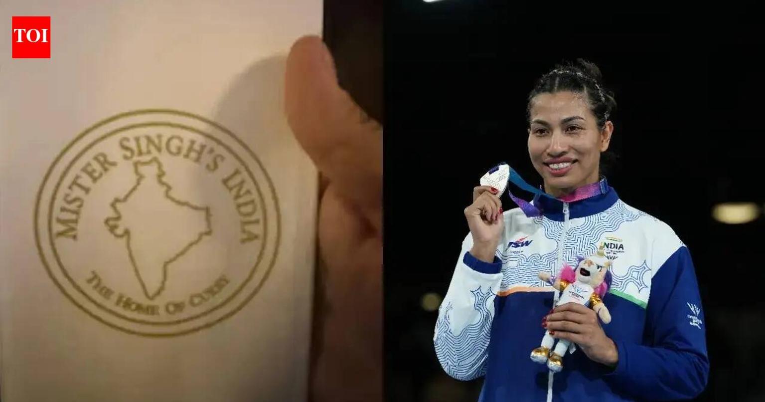 Indian boxer Lovlina Borgohain in action during a match