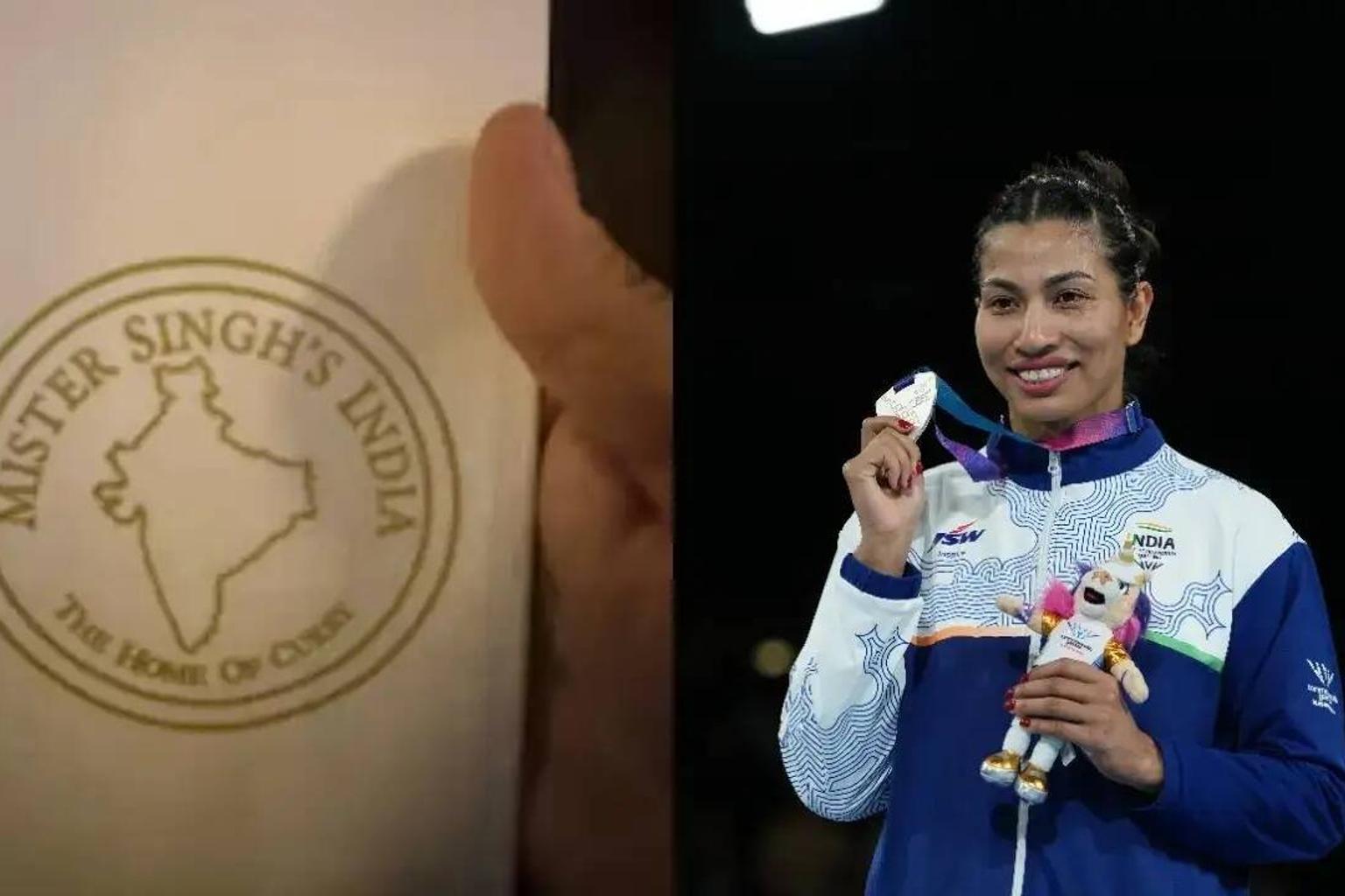 Indian boxer Lovlina Borgohain in action during a match