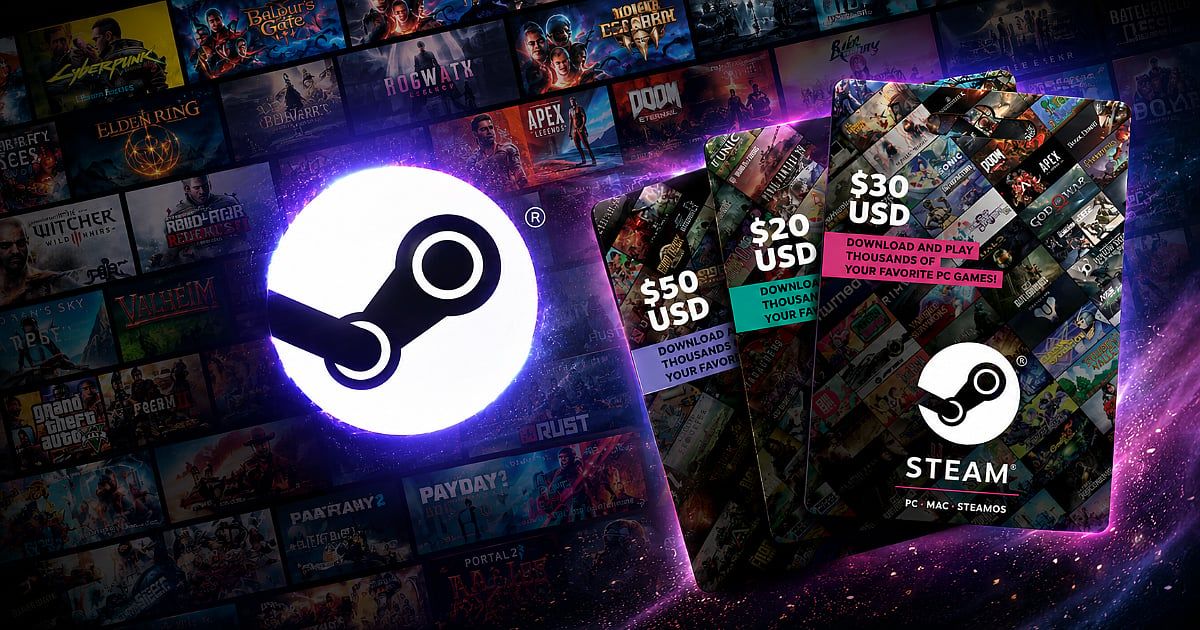Valve to Discontinue Physical Steam Gift Cards by 2026