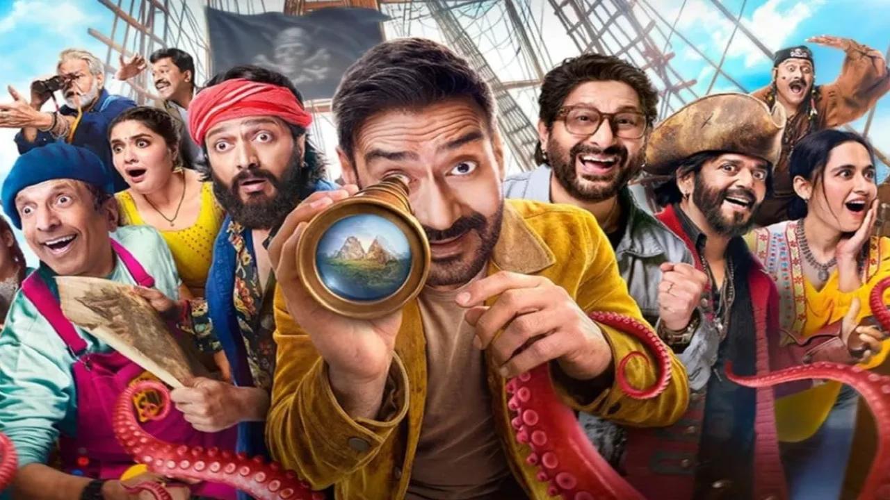 Ajay Devgn in a comedy role in Dhamaal 4 movie poster