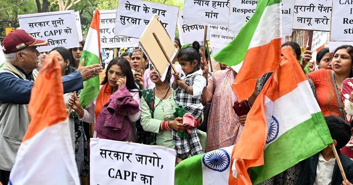 CRPF officer suspended, 20 others transferred after their families protested against CAPF Bill