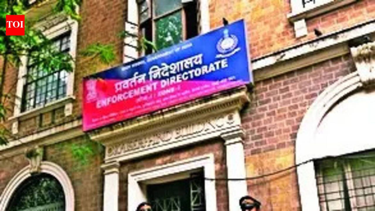 Enforcement Directorate officials conducting searches in Kolkata