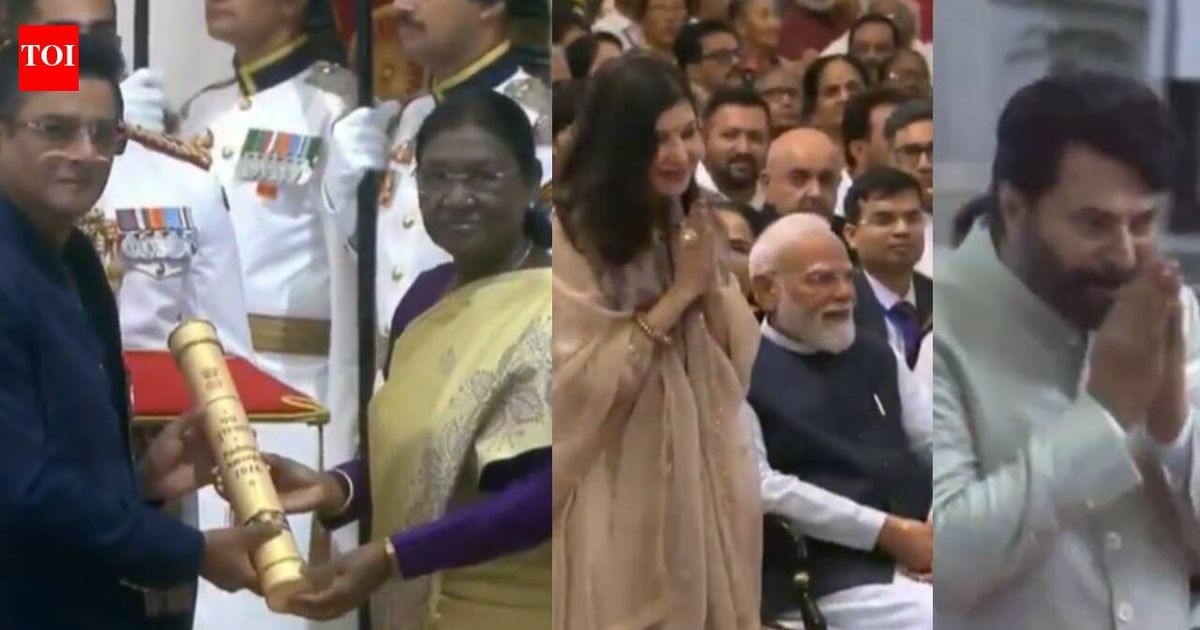 R Madhavan conferred with Padma Shri, greets PM Narendra Modi, Alka Yagnik, Mammootty get Padma Bhushan by President Droupadi Murmu - WATCH VIDEO