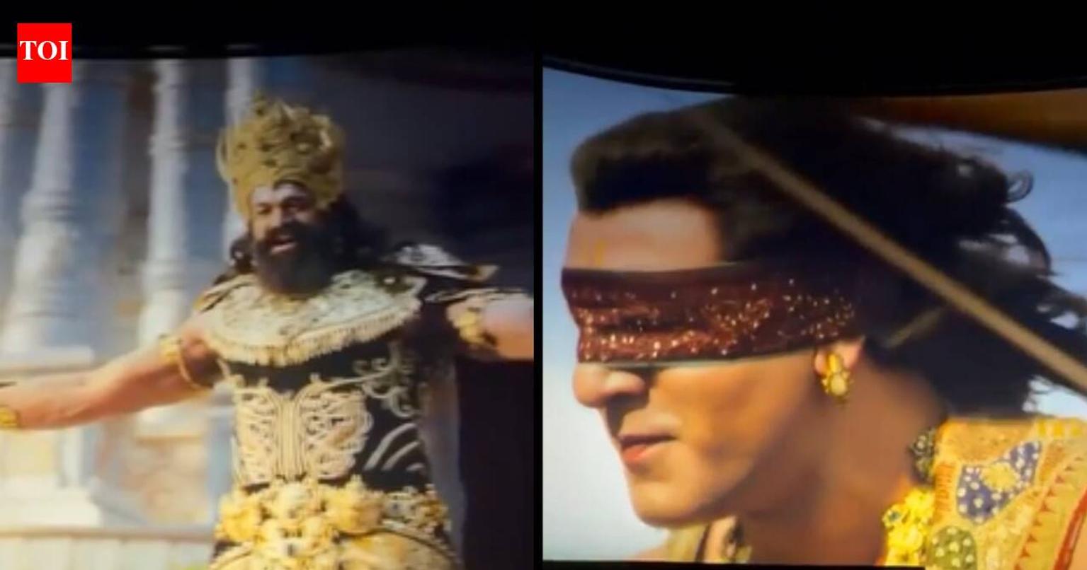 Ranbir Kapoor and Yash in Ramayana trailer leak