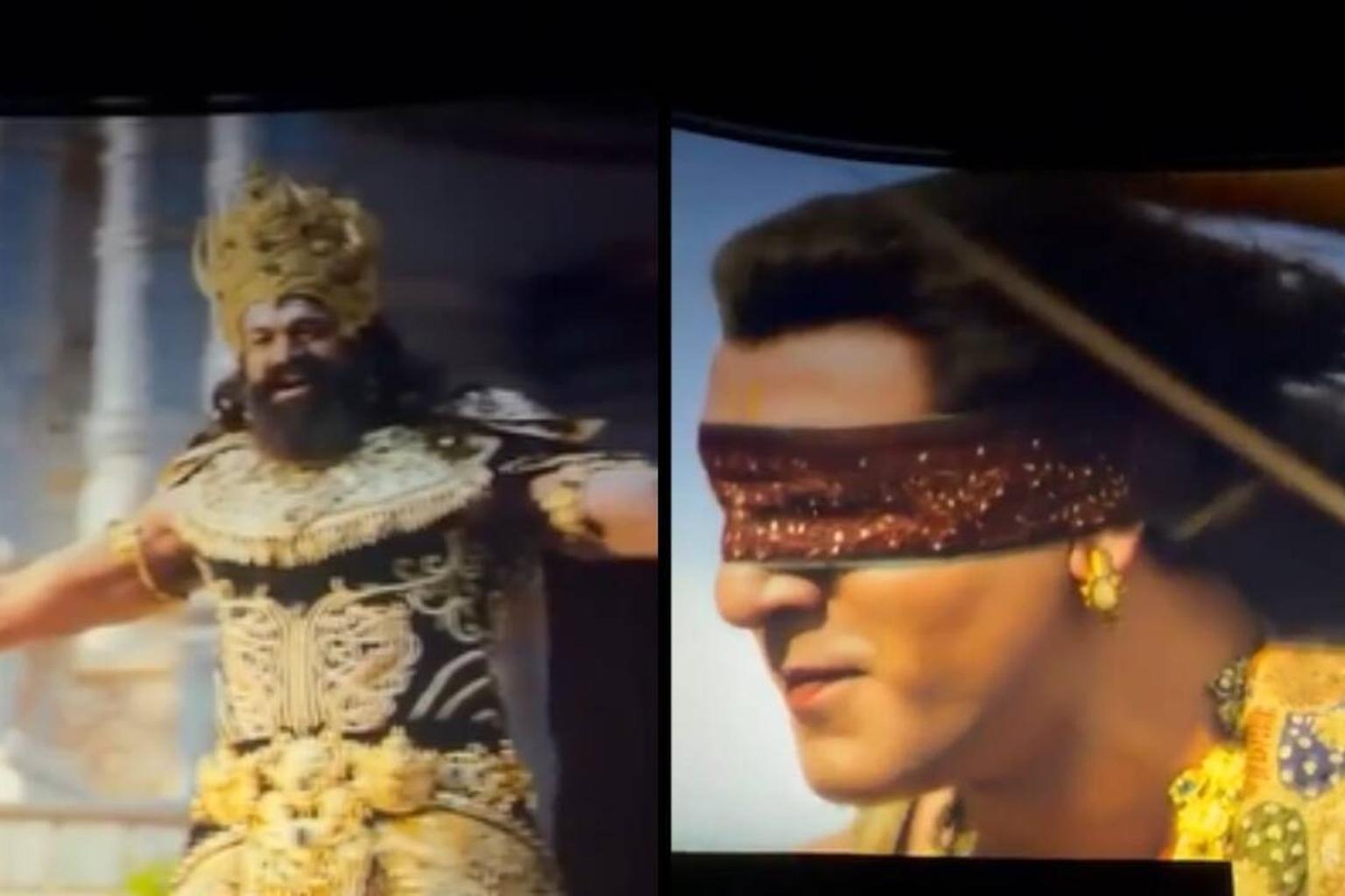 Ranbir Kapoor and Yash in Ramayana trailer leak