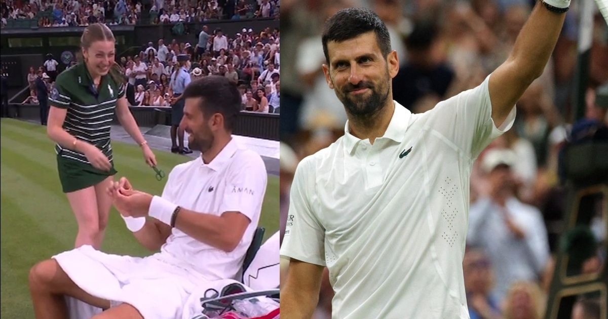 Novak Djokovic pranks ball girl, then outclasses Stefanos Tsitsipas to reach Round 3