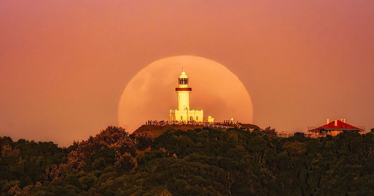 This weekend - see the Strawberry Moon rise close to the scorpion's heart