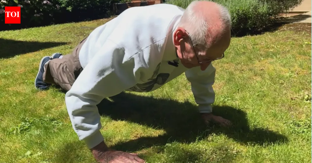At 98, he does 40 push-ups every day and nails the crow pose: Bill Kober reveals the simple 'use it or lose it' habit behind his incredible fitness