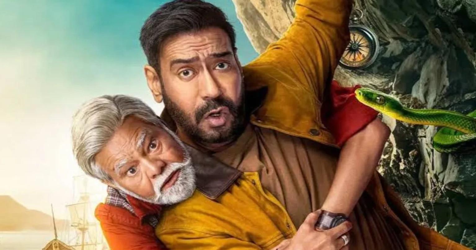 Ajay Devgn in a comedy scene from Dhamaal 4