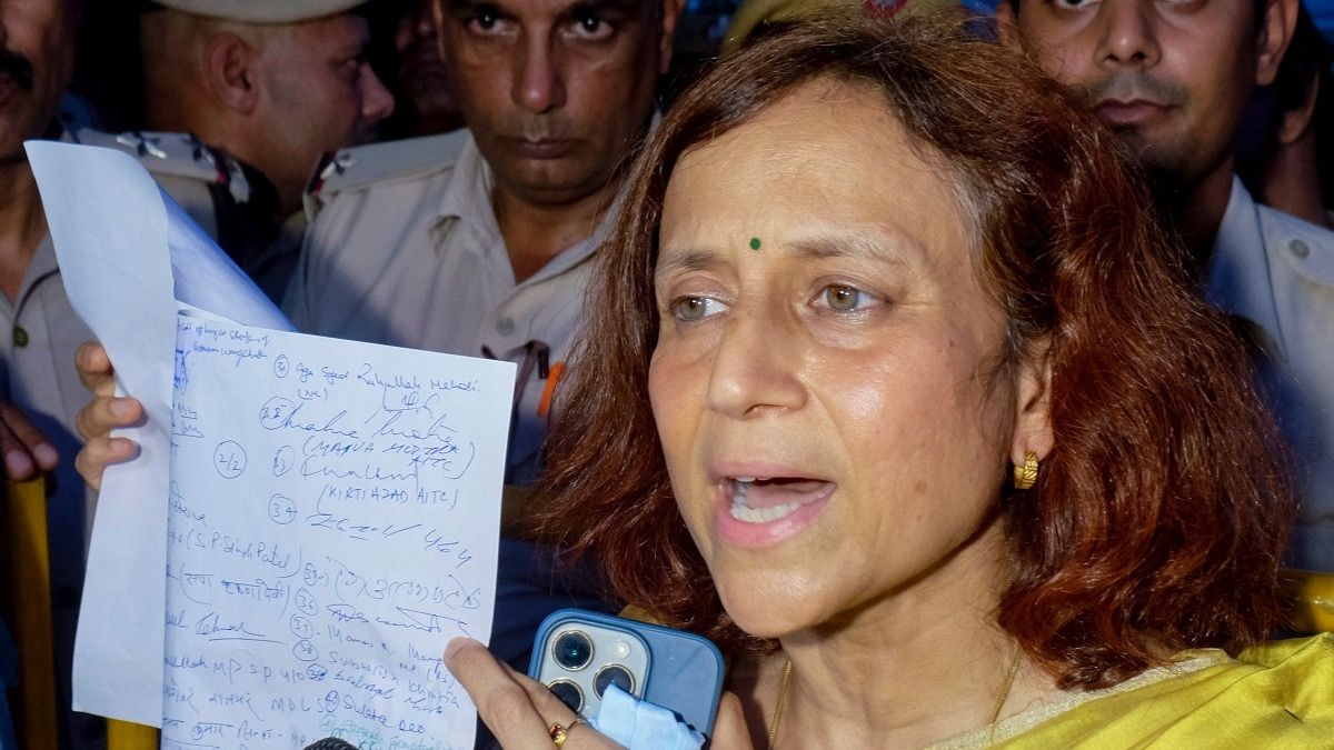 Gitanjali Angmo speaking in an interview with Rajdeep Sardesai