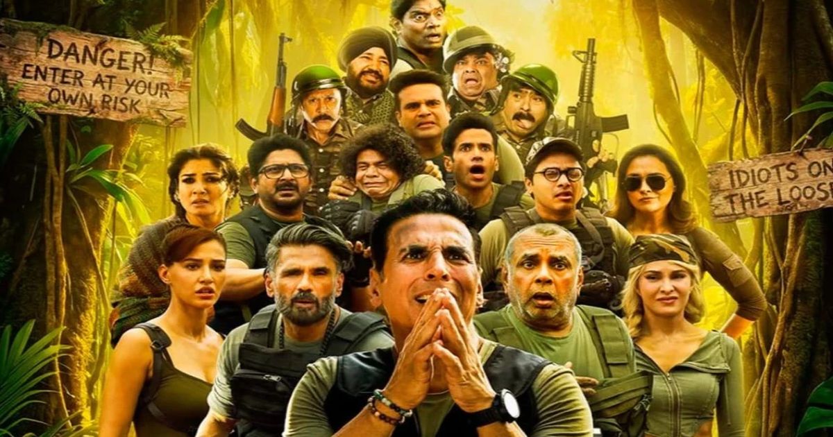 Akshay Kumar in a scene from Welcome to the Jungle