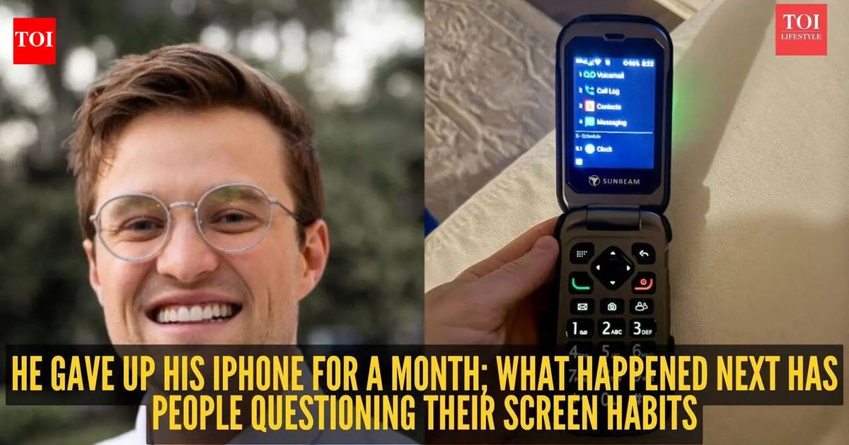 Man dumps his iPhone for a flip phone for 30 days, says ‘I’m using my brain more now’