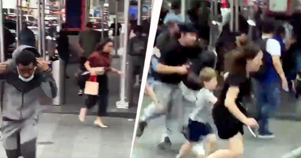 Video: Gunshots heard in New York's Times Square, tourists scramble for cover