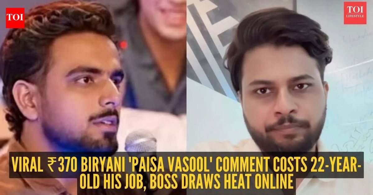 After ₹370 Biryani row on Pranit More's show, Gurugram company fires Himanshu Jangra; Boss faces backlash too