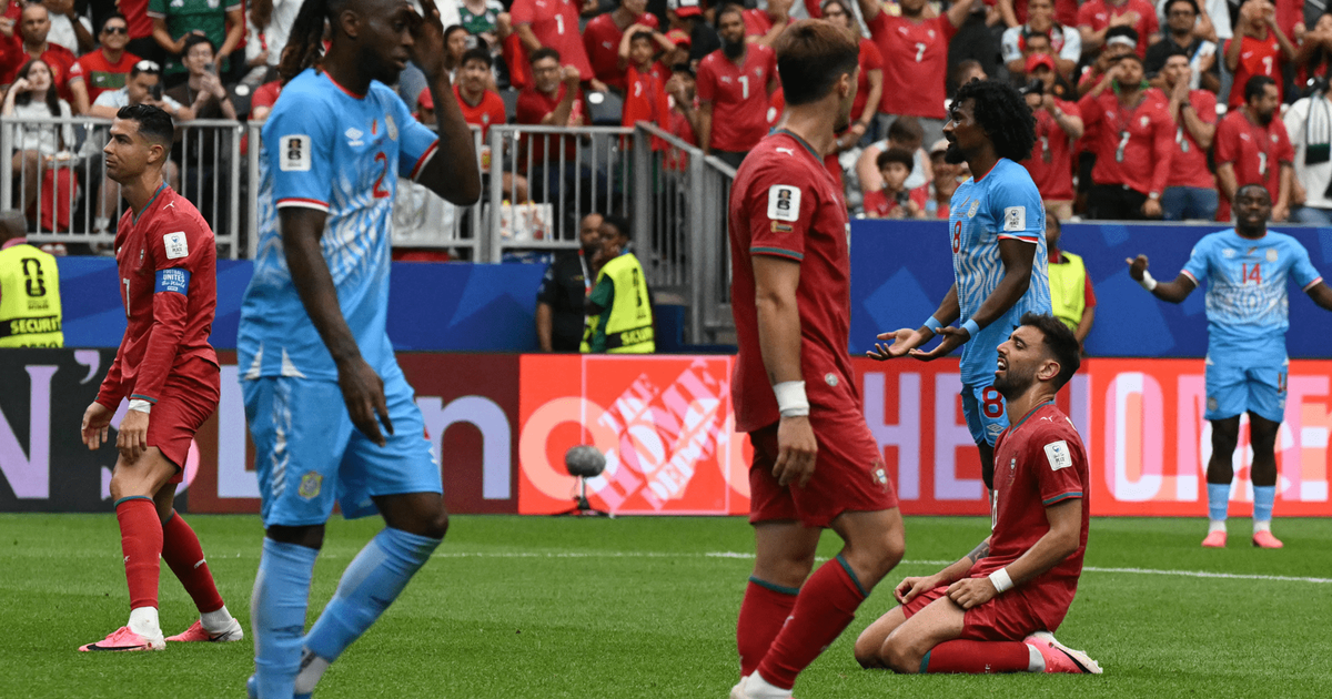 Portugal 1-1 DR Congo Stats: Wissa Earns Congo's First World Cup Point to Leave Portuguese Frustrated