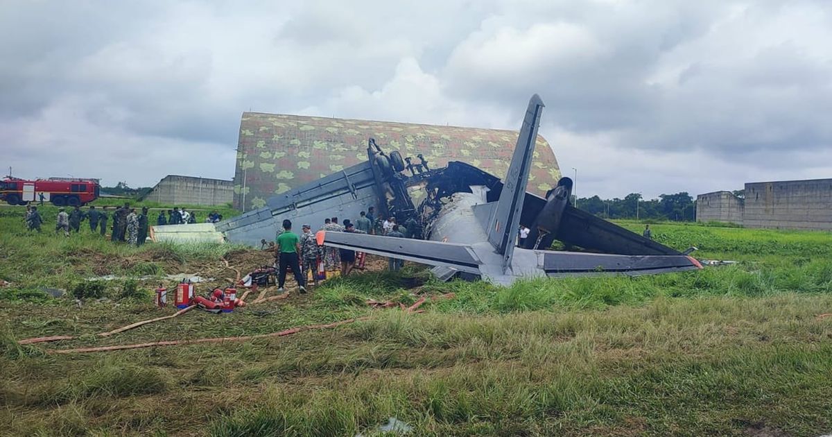 Video captures moment an IAF AN-32 aircraft crashes at Jorhat air force station