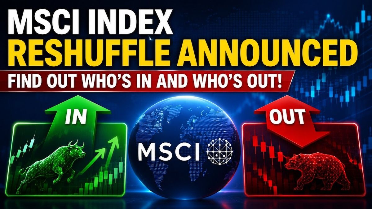 Indian stock market graph with stocks and shares prices