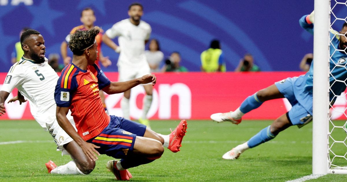 Lamine Yamal scores first World Cup goal as Spain thrash Saudi Arabia