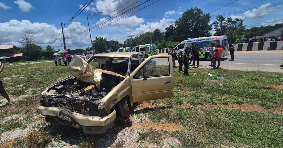 11-year-old boy driving pickup truck crashes into group of Thai monks, killing 9