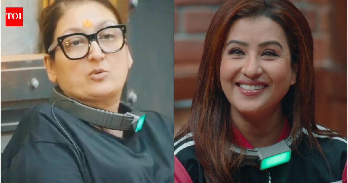 Sunita Ahuja and Shilpa Shinde in Lock Upp 2 house