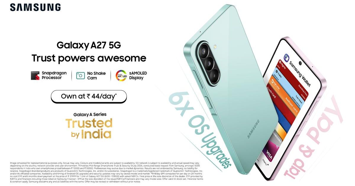 Samsung launches Galaxy A27 5G with Snapdragon processor