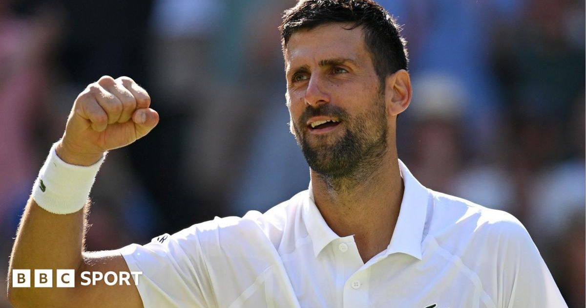 Wimbledon 2026 results: Novak Djokovic battles past Arthur Rinderknech to match Roger Federer's win record, JannikSinner through