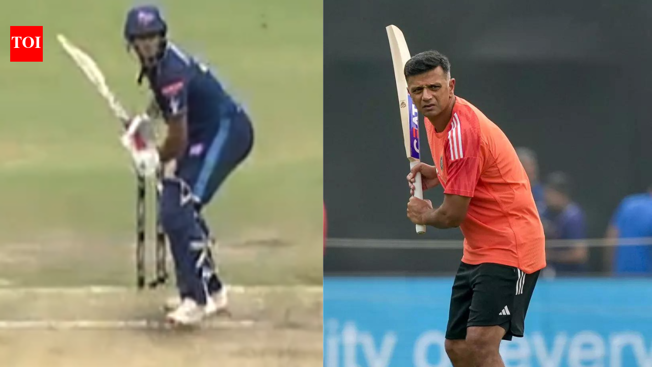 Rahul Dravid 2.0? Samit's batting leaves fans stunned with uncanny resemblance to 'The Wall'