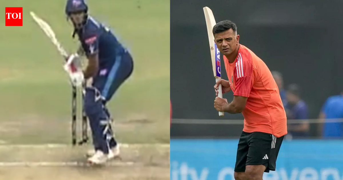Rahul Dravid 2.0? Samit's batting leaves fans stunned with uncanny resemblance to 'The Wall'