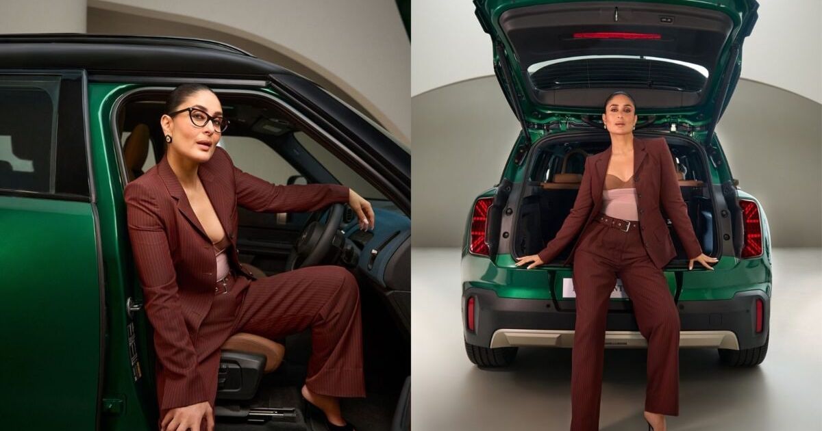 Kareena Kapoor Khan’s Pinstriped Power Look Comes With A Corset Twist
