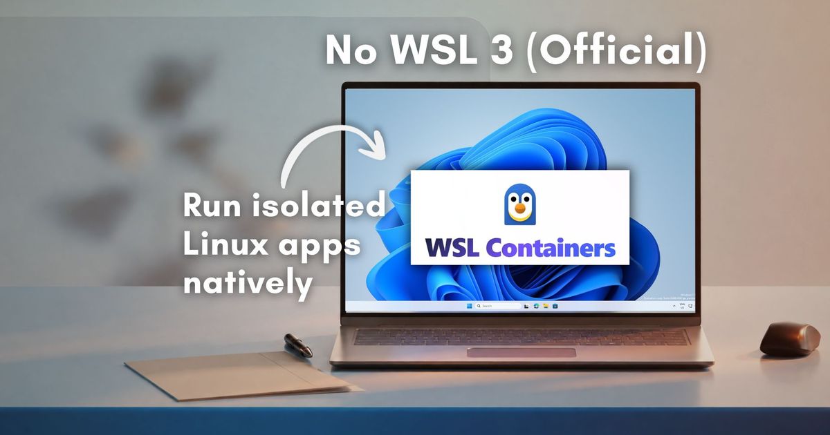 Microsoft denies WSL 3 exists, reveals Windows 11's WSL Containers ship next week