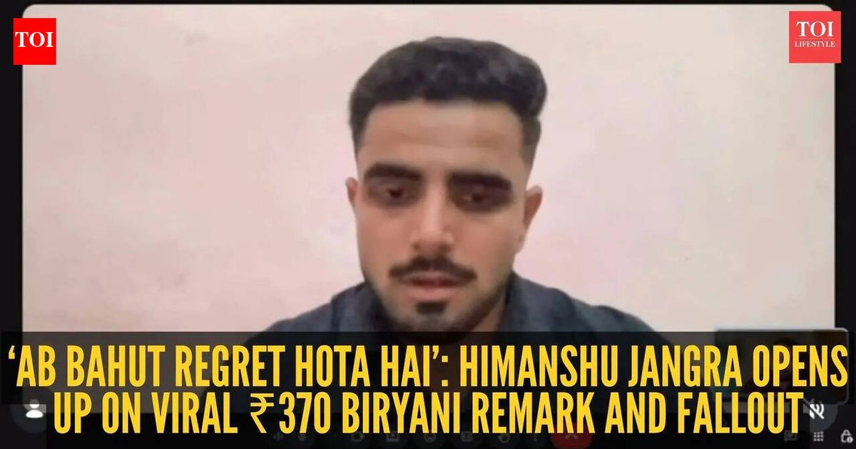 ‘Maine galat words use kiye’: Himanshu Jangra says he regrets going to Pranit More's show as '₹370 Biryani' row continues
