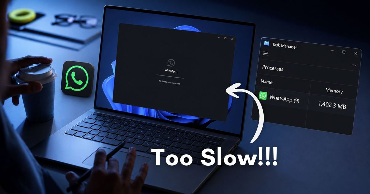 WhatsApp is the worst app on your Windows 11 PC right now, eating 1.2GB of RAM doing nothing