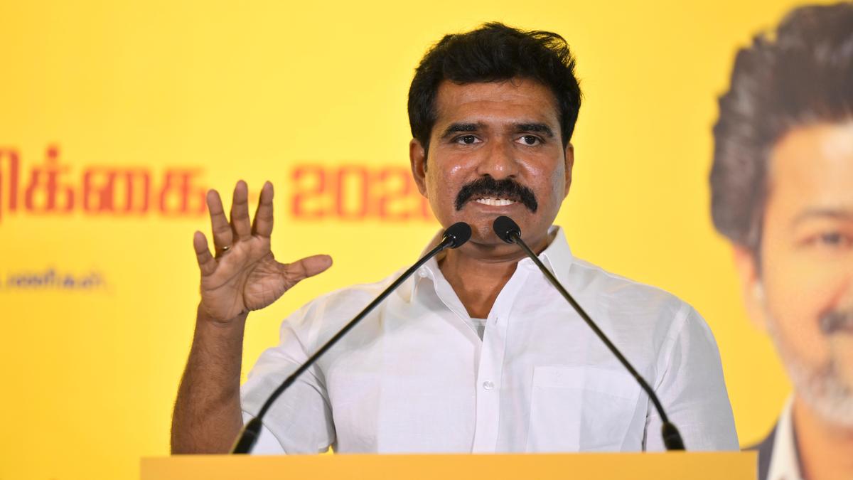 T.N. Minister Nirmalkumar accuses DMK’s Senthilbalaji of attempting to lure TVK MLAs