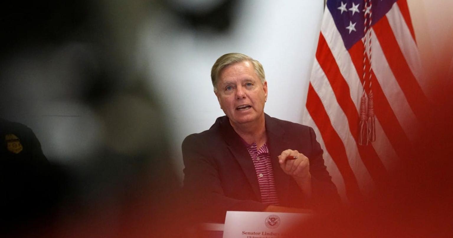 Lindsey Graham speaking in the US Senate