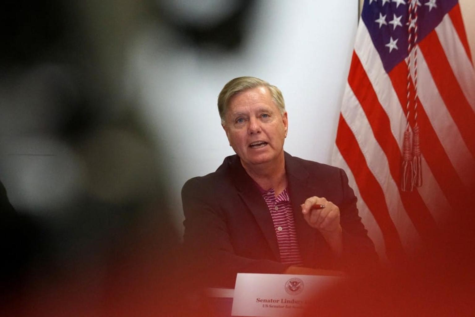 Lindsey Graham speaking in the US Senate