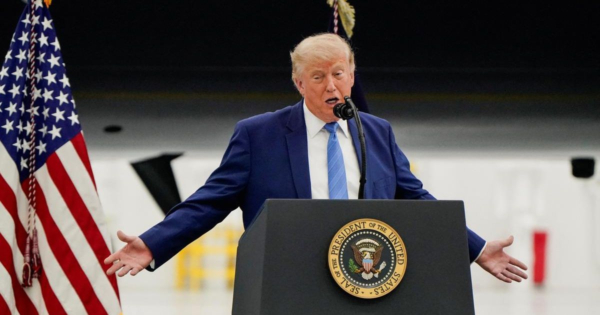 Trump unveils new Air Force One, a gift from Qatar