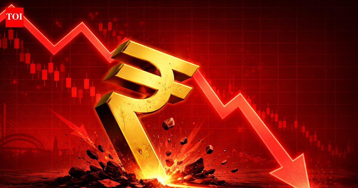 Rupee slips again: Currency tumbles 21 paise to 94.66 against US dollar