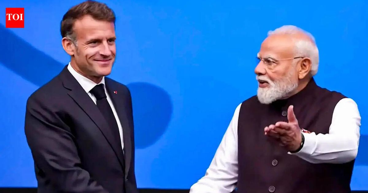Modi tells India’s deep-tech story to the world, Macron backs him up