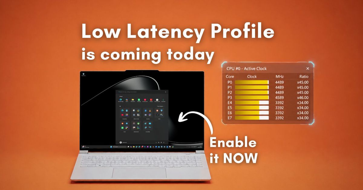 Windows 11's CPU performance boost released today, enable it using these steps