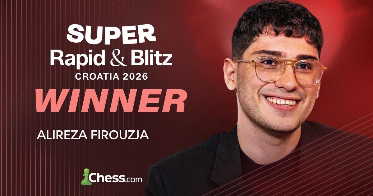 Firouzja Survives 'Worst Blitz Day Of Life' To Win Super Rapid & Blitz Croatia