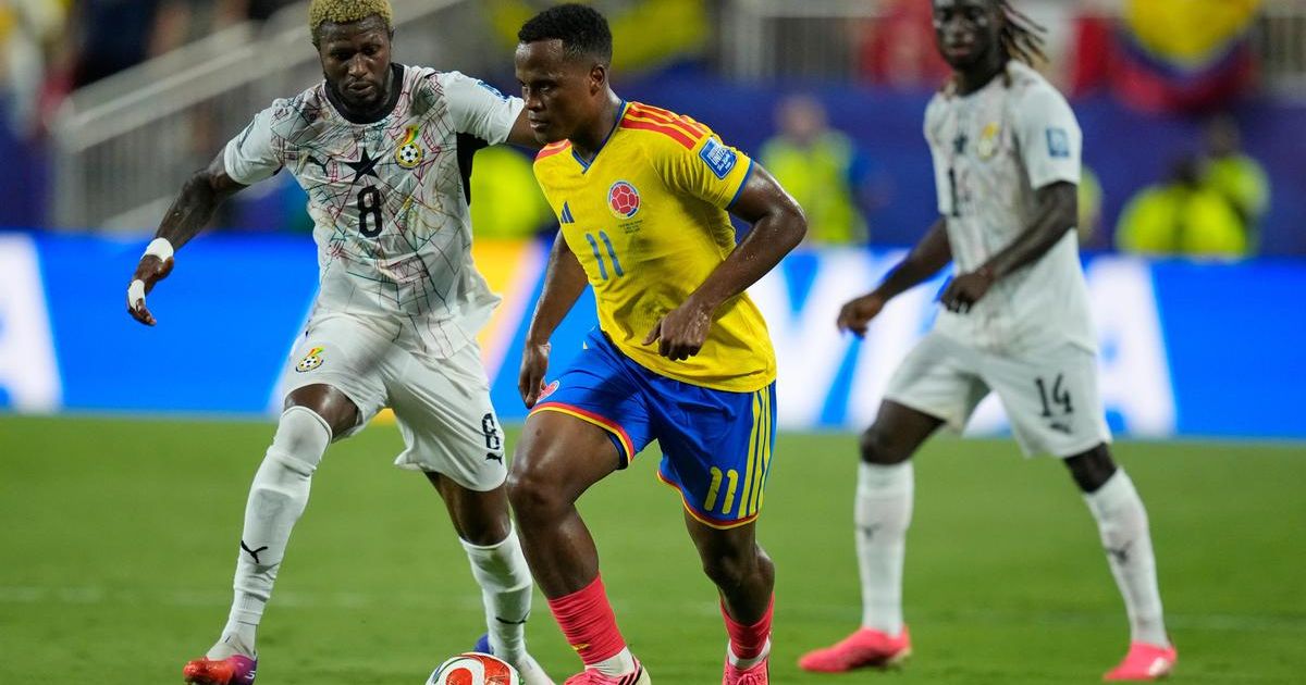FIFA World Cup: Colombia overcome Ghana to reach World Cup last-16