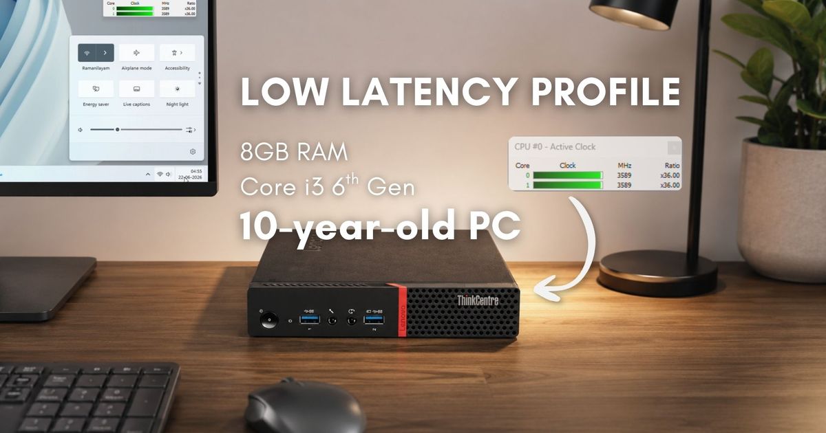 I forced Windows 11's CPU boost on a 10-year-old PC, and it feels surprisingly new