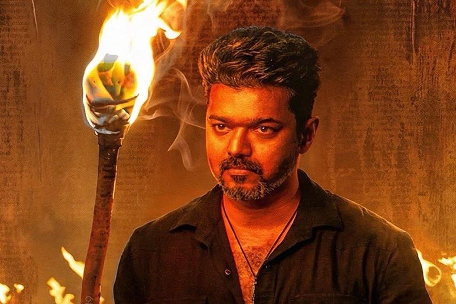Thalapathy Vijay in a still from Jana Nayagan