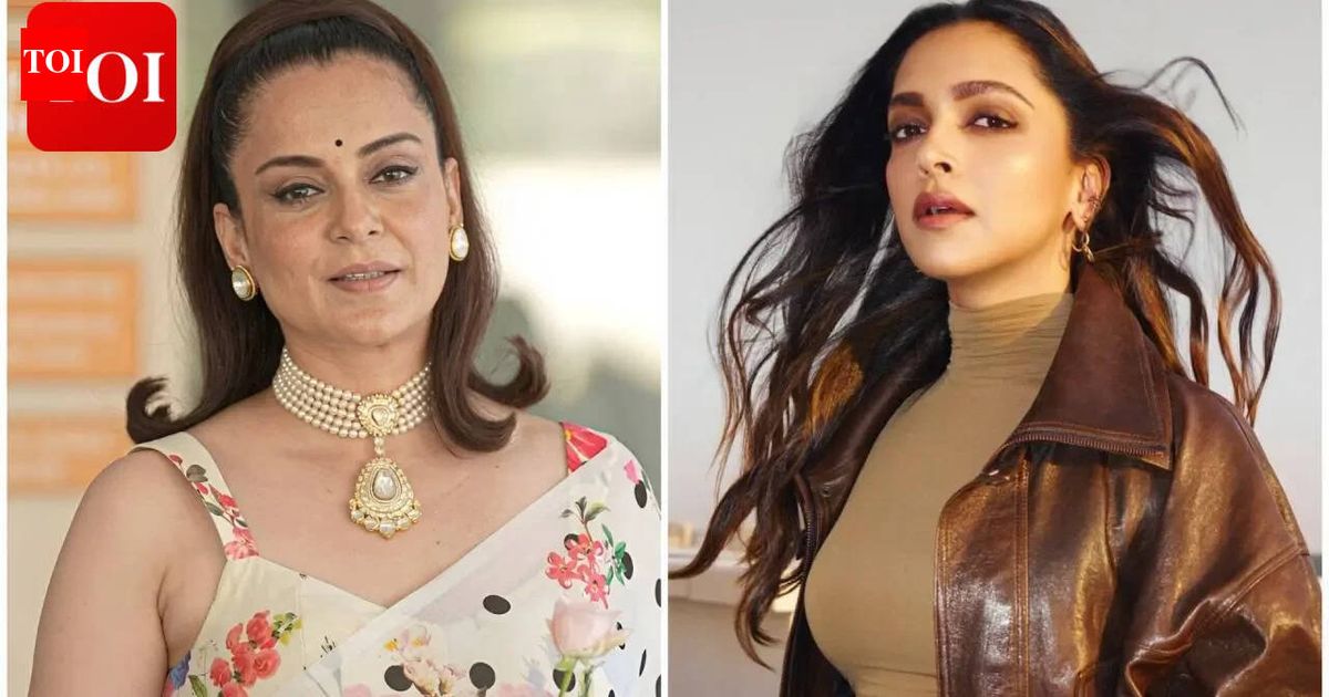 Kangana Ranaut gives a rare shoutout to Deepika Padukone slamming Bollywood's culture of insecurity: 'Too much negativity'