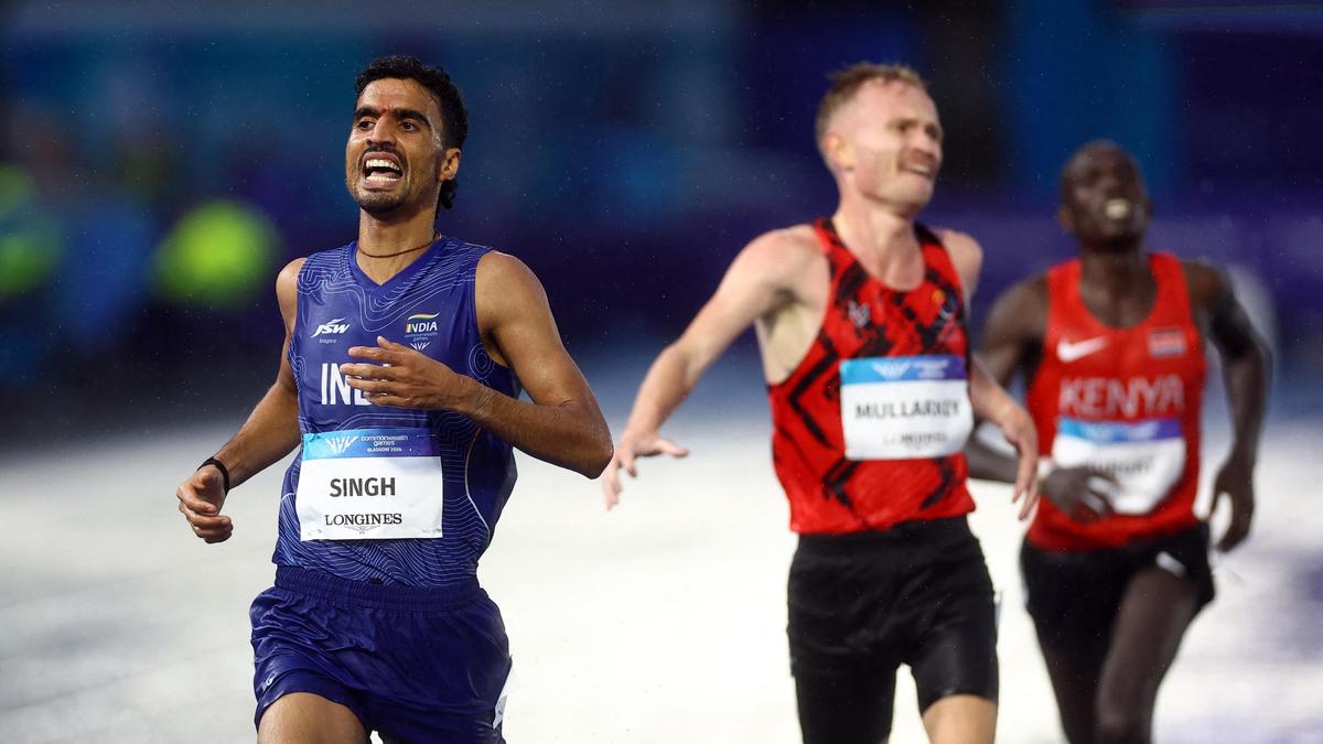 Indian athletes in action at the Commonwealth Games in Glasgow