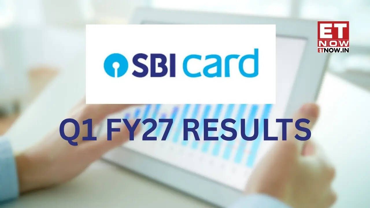 SBI Cards and Payment Services Ltd logo with a graph showing increase in profit