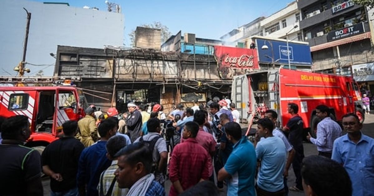 3 dead as massive fire breaks out at residential building in Delhi
