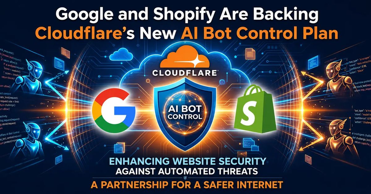 Google & Shopify Back AI Bot Control
