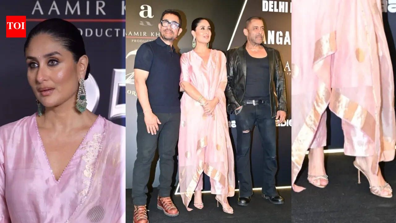 Kareena Kapoor Khan stuns in a Rs 40,000 Banarasi suit and heels worth Rs 1 lakh at Aamir Khan Productions' 25-year celebrations - Details inside