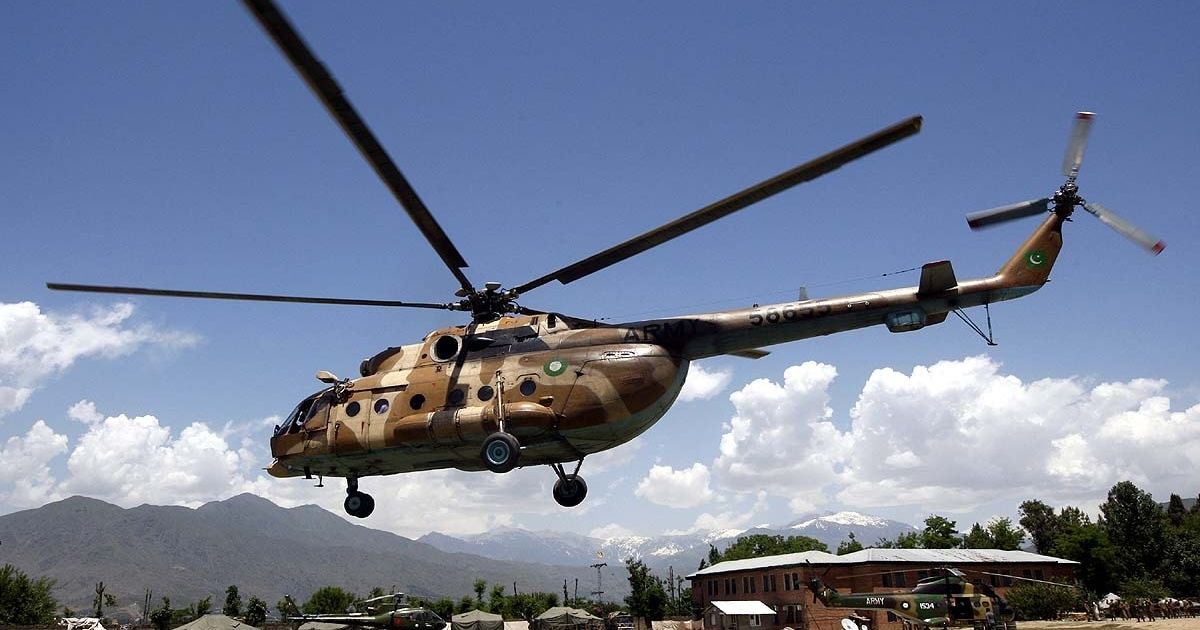 Pak Army Mi-17 helicopter crashes in PoK during take-off, all aboard killed